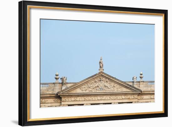 West Front, Chatsworth House, Derbyshire-null-Framed Photographic Print