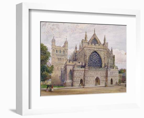 West Front, Exeter Cathedral-George Nattress-Framed Giclee Print