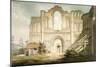 West Front of Castle Acre Priory Church, Near Downham, Norfolk, 1796-Edward Dayes-Mounted Giclee Print