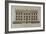 West Front of Chatsworth, from 'Vitruvius Britannicus or The British Architect'-null-Framed Giclee Print