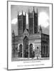 West Front of Lincolin Cathedral, 1843-J Jackson-Mounted Giclee Print