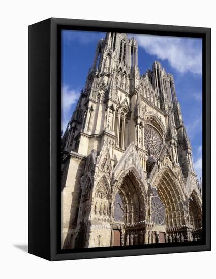 West Front of Reims Cathedral, Dating from 13th and 14th Centuries, France-Ian Griffiths-Framed Premier Image Canvas