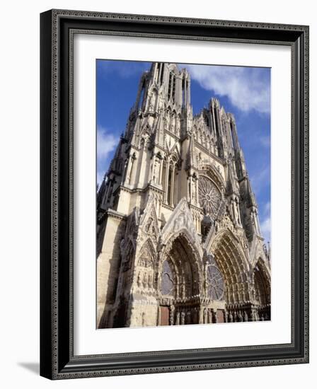 West Front of Reims Cathedral, Dating from 13th and 14th Centuries, France-Ian Griffiths-Framed Photographic Print