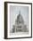West Front of St Paul's Cathedral, City of London, 1780-Thomas Malton II-Framed Giclee Print
