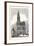 West Front of Strasburg Cathedral-null-Framed Giclee Print