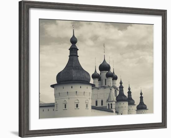 West Gate, Rostov Kremlin, Rostov-Veliky, Golden Ring, Yaroslavl Oblast, Russia-Walter Bibikow-Framed Photographic Print