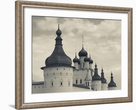 West Gate, Rostov Kremlin, Rostov-Veliky, Golden Ring, Yaroslavl Oblast, Russia-Walter Bibikow-Framed Photographic Print