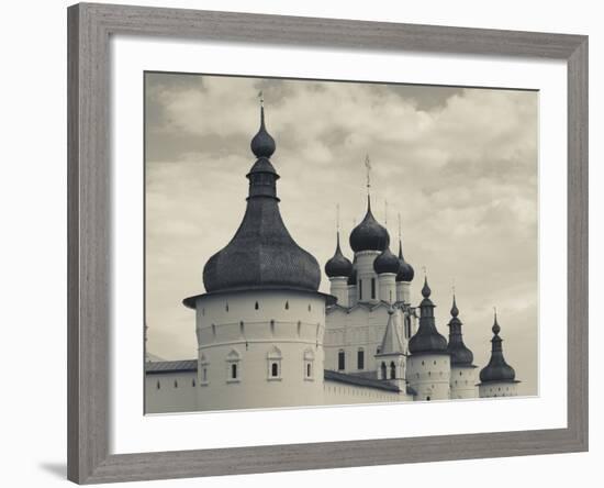 West Gate, Rostov Kremlin, Rostov-Veliky, Golden Ring, Yaroslavl Oblast, Russia-Walter Bibikow-Framed Photographic Print