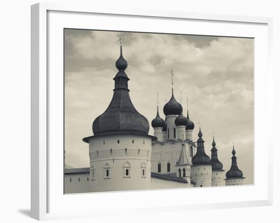 West Gate, Rostov Kremlin, Rostov-Veliky, Golden Ring, Yaroslavl Oblast, Russia-Walter Bibikow-Framed Photographic Print