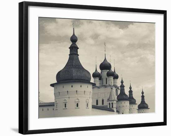 West Gate, Rostov Kremlin, Rostov-Veliky, Golden Ring, Yaroslavl Oblast, Russia-Walter Bibikow-Framed Photographic Print