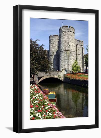 West Gate Towers, Canterbury, Kent-Peter Thompson-Framed Photographic Print