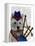 West Highland Terrier and Bagpipes-Fab Funky-Framed Stretched Canvas