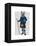 West Highland Terrier in Kilt-Fab Funky-Framed Stretched Canvas