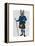 West Highland Terrier in Kilt-Fab Funky-Framed Stretched Canvas