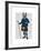 West Highland Terrier in Kilt-Fab Funky-Framed Art Print