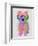 West Highland Terrier Rainbow Splash-Fab Funky-Framed Art Print