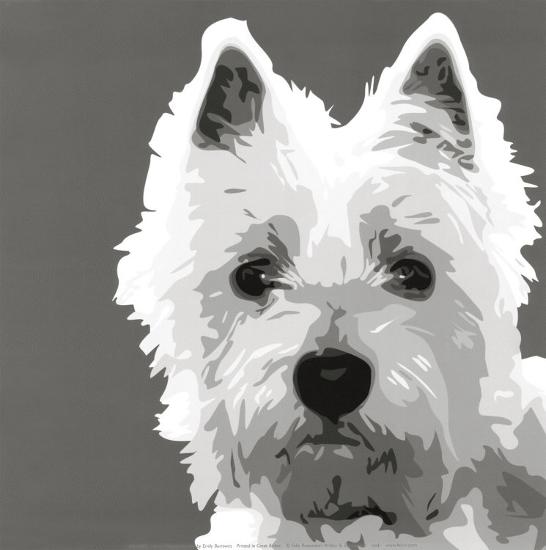 West Highland Terrier Art Print by Emily Burrowes