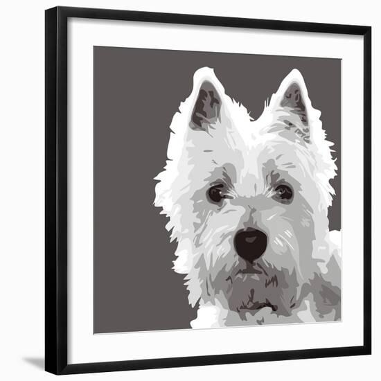 West Highland Terrier-Emily Burrowes-Framed Art Print