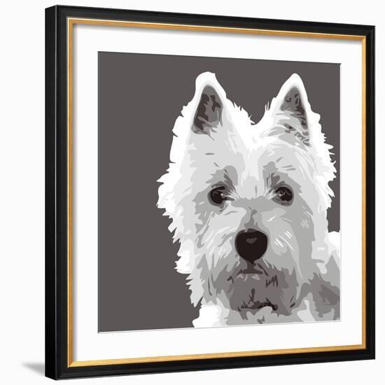 West Highland Terrier-Emily Burrowes-Framed Art Print