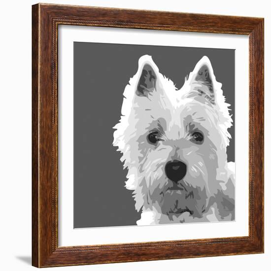 West Highland Terrier-Emily Burrowes-Framed Giclee Print