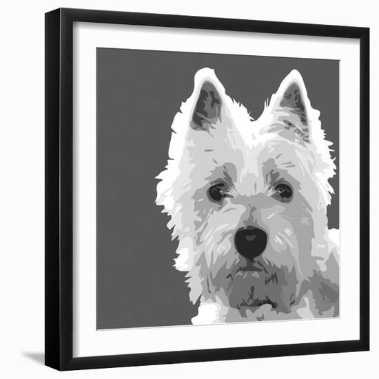 West Highland Terrier-Emily Burrowes-Framed Giclee Print