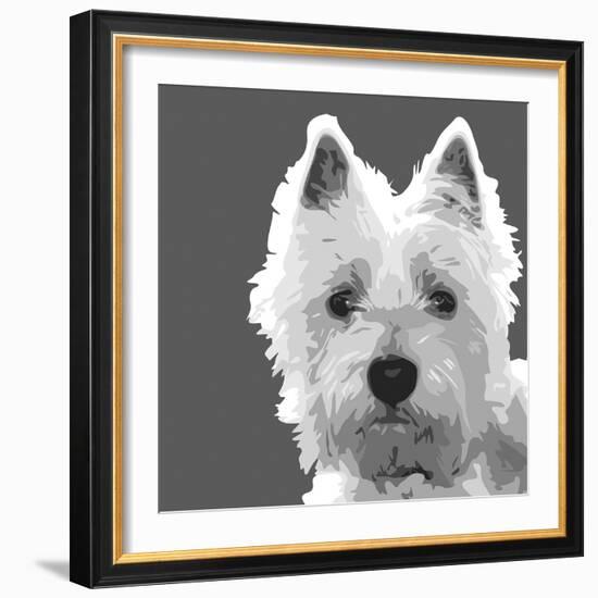 West Highland Terrier-Emily Burrowes-Framed Giclee Print