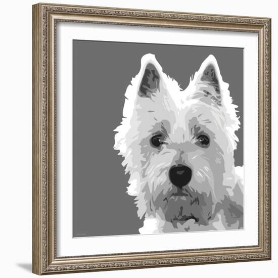 West Highland Terrier-Emily Burrowes-Framed Art Print