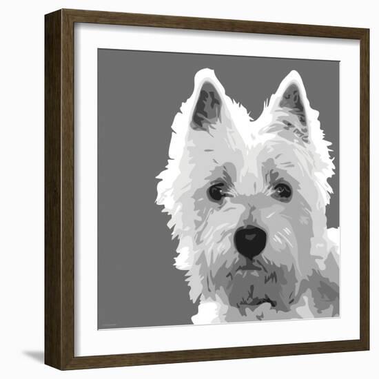 West Highland Terrier-Emily Burrowes-Framed Art Print