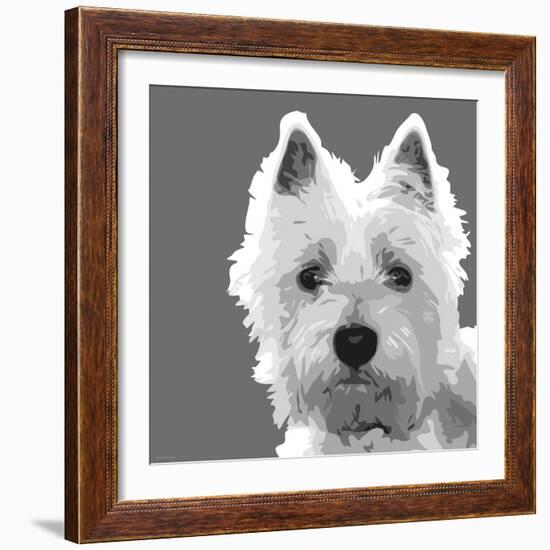 West Highland Terrier-Emily Burrowes-Framed Art Print