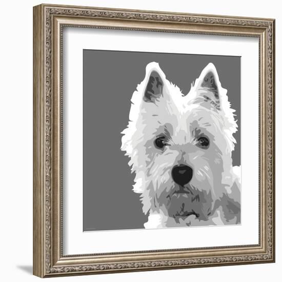 West Highland Terrier-Emily Burrowes-Framed Art Print