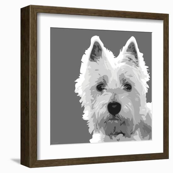 West Highland Terrier-Emily Burrowes-Framed Art Print