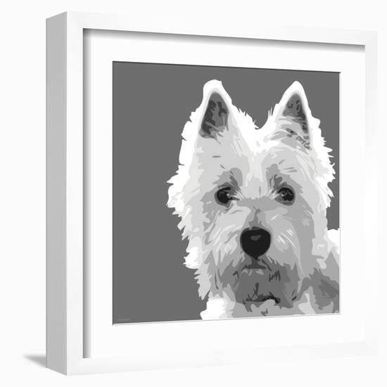 West Highland Terrier-Emily Burrowes-Framed Art Print