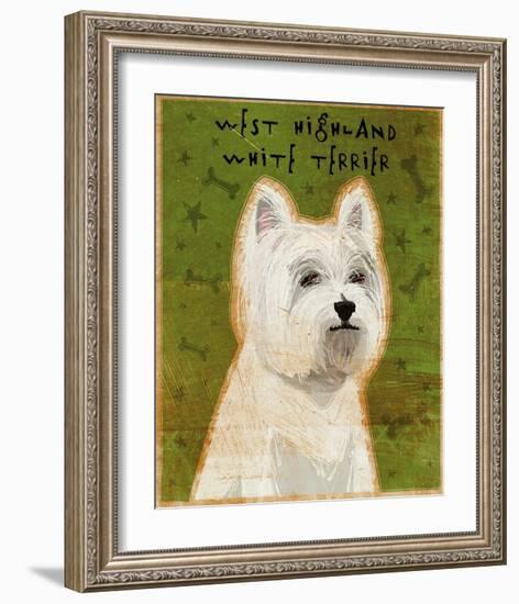 West Highland White Terrier-John Golden-Framed Art Print