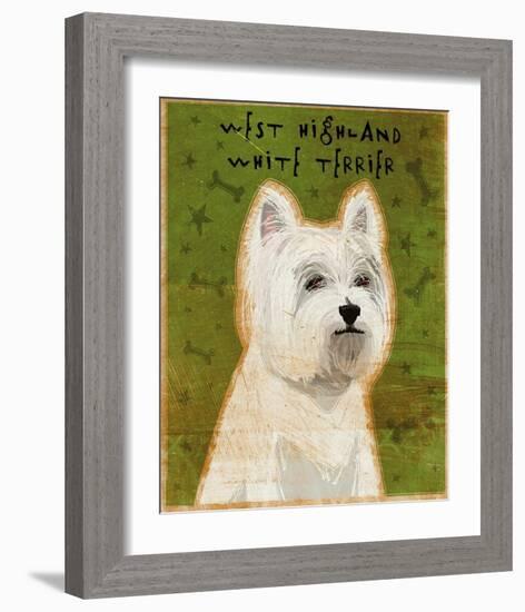 West Highland White Terrier-John Golden-Framed Art Print