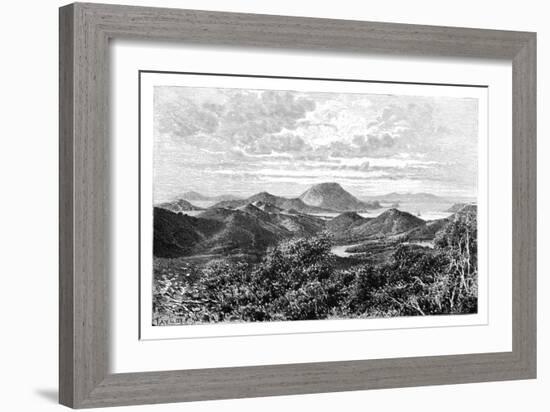 West Indian Scenery, View Taken in the Saintes Islands, C1890-Maynard-Framed Giclee Print