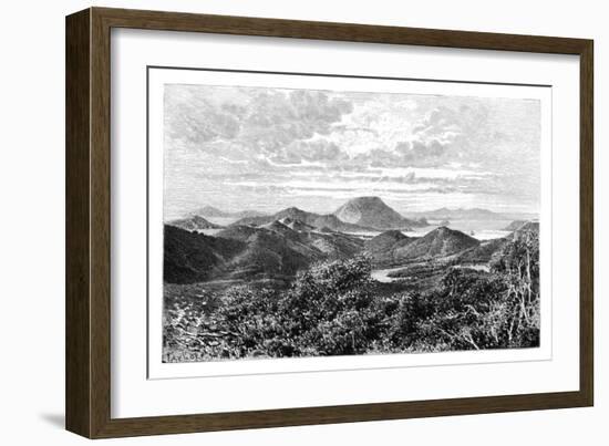 West Indian Scenery, View Taken in the Saintes Islands, C1890-Maynard-Framed Giclee Print