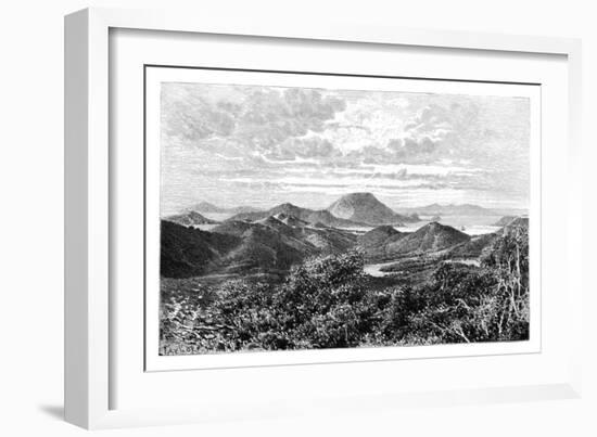 West Indian Scenery, View Taken in the Saintes Islands, C1890-Maynard-Framed Giclee Print