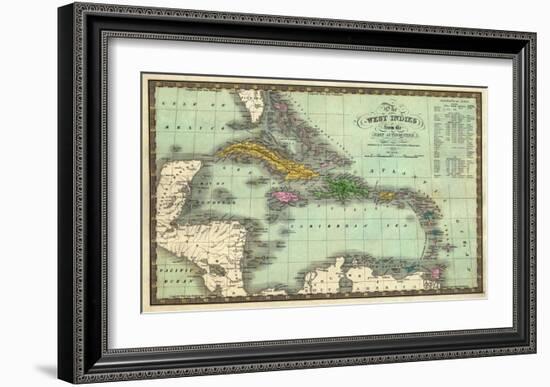 West Indies, c.1831-Samuel Augustus Mitchell-Framed Art Print