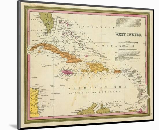 West Indies, c.1846-Samuel Augustus Mitchell-Mounted Art Print