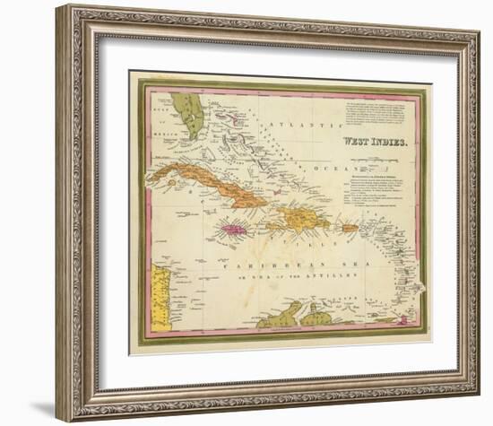 West Indies, c.1846-Samuel Augustus Mitchell-Framed Art Print