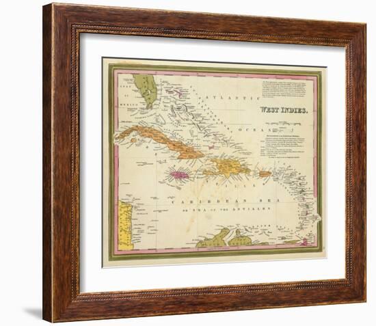 West Indies, c.1846-Samuel Augustus Mitchell-Framed Art Print