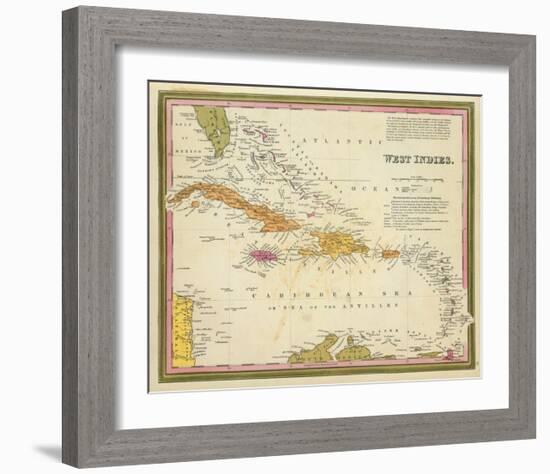 West Indies, c.1846-Samuel Augustus Mitchell-Framed Art Print