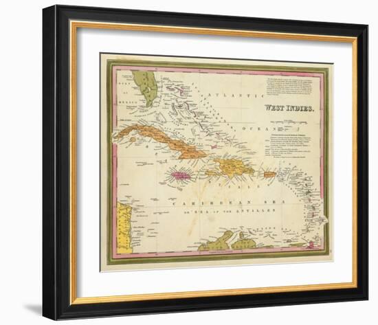 West Indies, c.1846-Samuel Augustus Mitchell-Framed Art Print