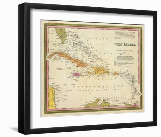 West Indies, c.1846-Samuel Augustus Mitchell-Framed Art Print