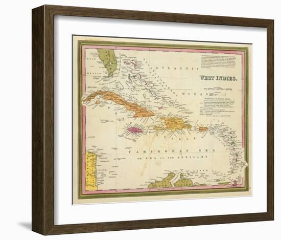 West Indies, c.1846-Samuel Augustus Mitchell-Framed Art Print