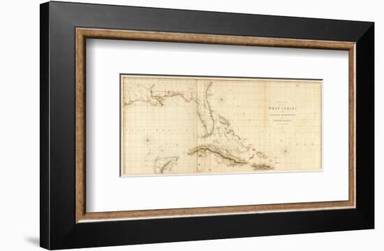 West Indies I, c.1810-Aaron Arrowsmith-Framed Art Print