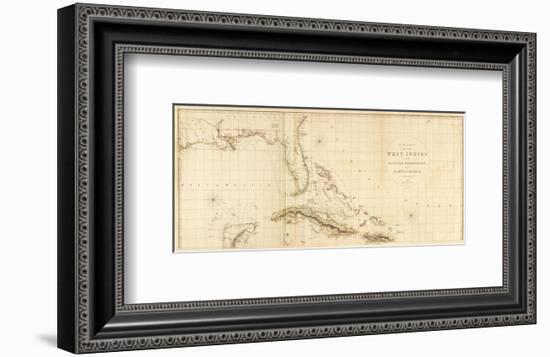 West Indies I, c.1810-Aaron Arrowsmith-Framed Art Print
