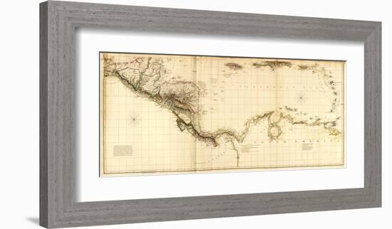 West Indies II, c.1810-Aaron Arrowsmith-Framed Art Print