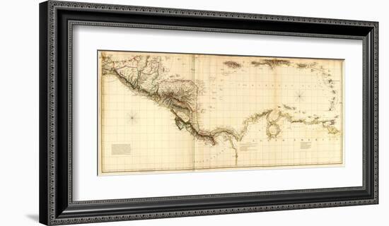 West Indies II, c.1810-Aaron Arrowsmith-Framed Art Print