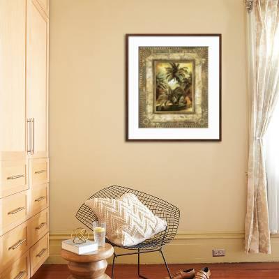 West Indies Palms Ii Art Print By Augustine Joseph Grassia Art Com